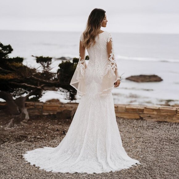 Allure Modest Bridal Collection M688 – Size 10 – New Without Tags - Picture 3 of 3